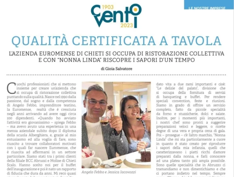 Qualità certificata a tavola