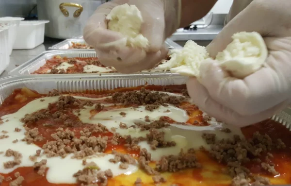 Preparazione lasagne